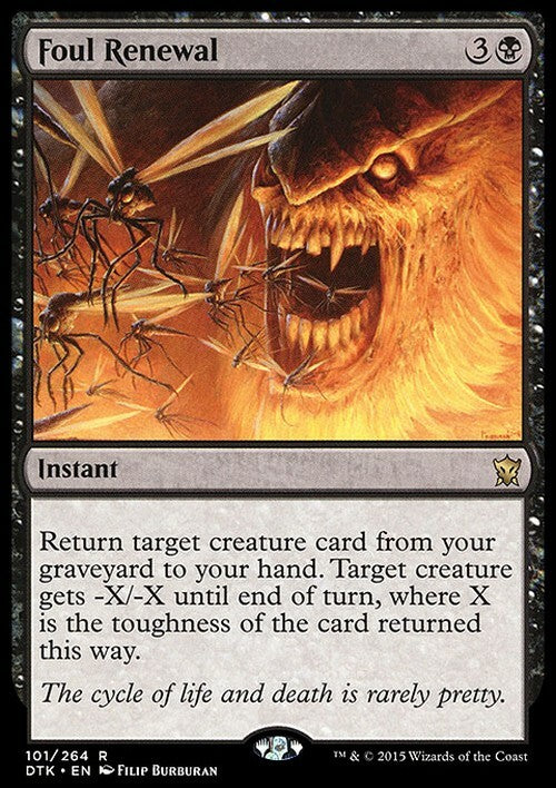 Foul Renewal ~ Dragons of Tarkir [ Excellent ] [ Magic MTG ]