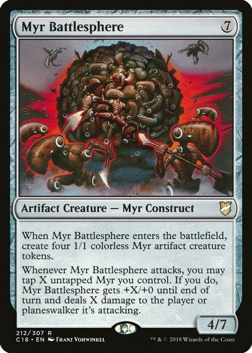 Myr Battlesphere ~ Commander 2018 [ Excellent ] [ Magic MTG ]