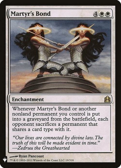 Martyr's Bond ~ Mystery Booster [ NearMint ] [ Magic MTG ]