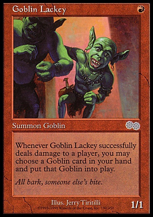 Goblin Lackey ~ Urza's Saga [ Excellent ] [ Magic MTG ]