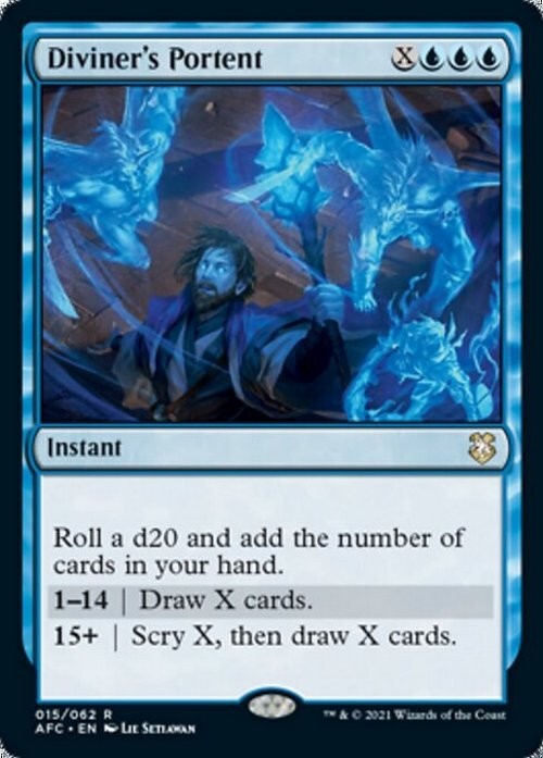 Diviner's Portent ~ Commander: Adventures in the Forgotten Realms [ NM ] [ MTG ]
