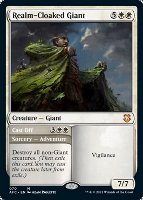 Realm-Cloaked Giant ~ Commander: Adventures Forgotten Realms [ NM ] [ MTG ]