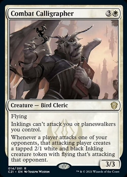 Combat Calligrapher ~ Commander: Strixhaven [ NearMint ] [ Magic MTG ]