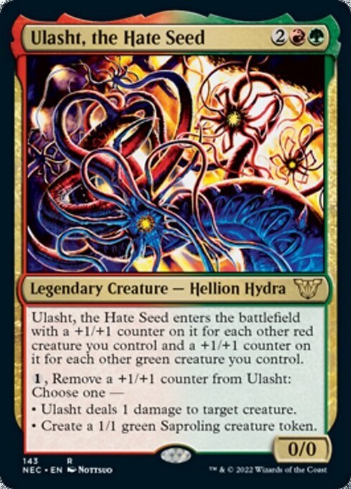 Ulasht, the Hate Seed ~ Commander: Kamigawa: Neon Dynasty [ NearMint ] [ MTG ]