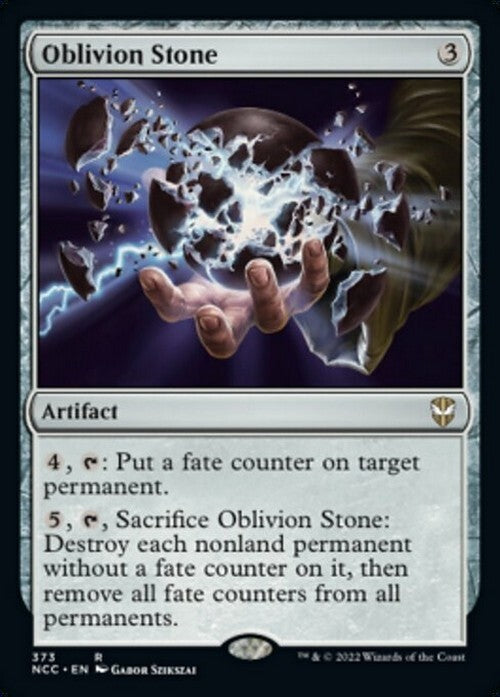 Oblivion Stone ~ Commander: Streets of New Capenna [ NM ] [ Magic MTG ]