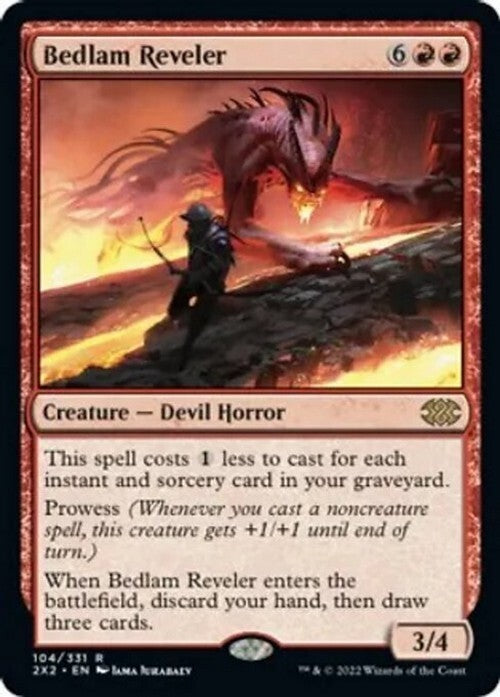 Bedlam Reveler ~ Double Masters 2022 [ NearMint ] [ Magic MTG ]