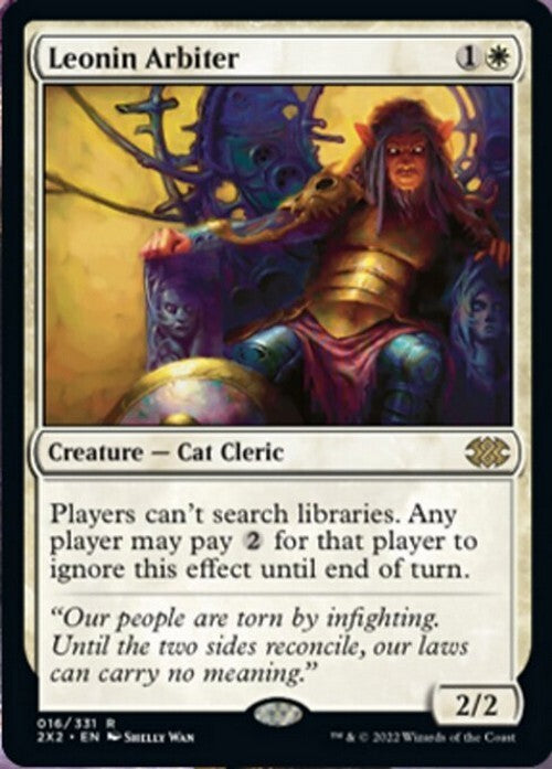 Leonin Arbiter ~ Double Masters 2022 [ NearMint ] [ Magic MTG ]