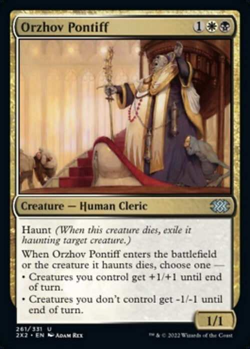 Orzhov Pontiff ~ Double Masters 2022 [ NearMint ] [ Magic MTG ]
