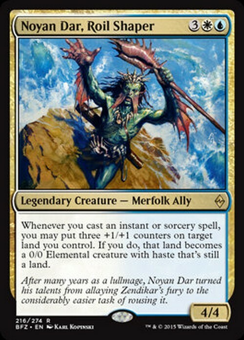 Noyan Dar, Roil Shaper ~ Battle for Zendikar [ Excellent ] [ Magic MTG ]