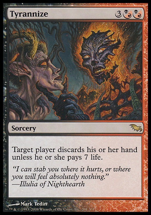 Tyrannize ~ Shadowmoor [ Excellent ] [ Magic MTG ]