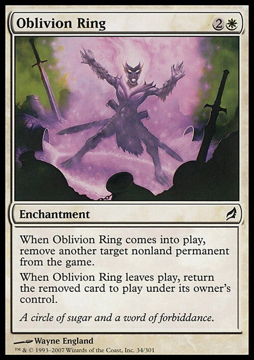 Oblivion Ring ~ Lorwyn [ Excellent ] [ Magic MTG ]