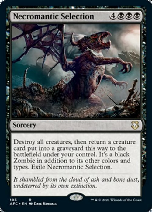 Necromantic Selection ~ Commander: Adventures in the Forgotten Realms [ NM ]