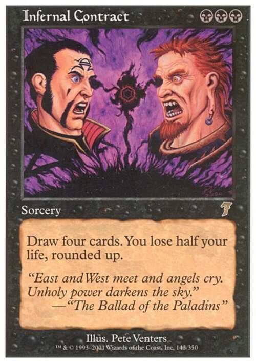 Infernal Contract ~ Seventh Edition [ Excellent ] [ Magic MTG ]