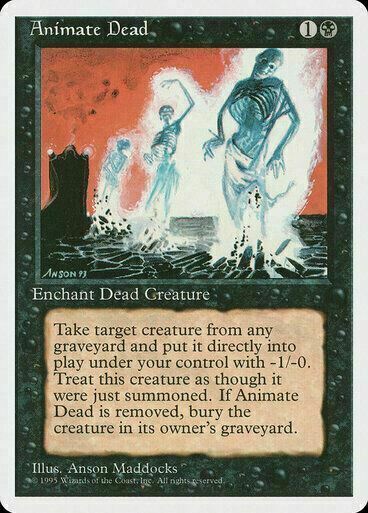 Animate Dead ~ Revised [ PLAYED ] [ Magic MTG ]