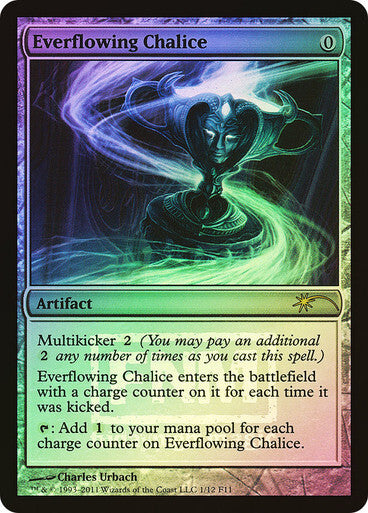 FOIL Everflowing Chalice ~ Friday Night Magic Promos [ Excellent ] [ Magic MTG ]