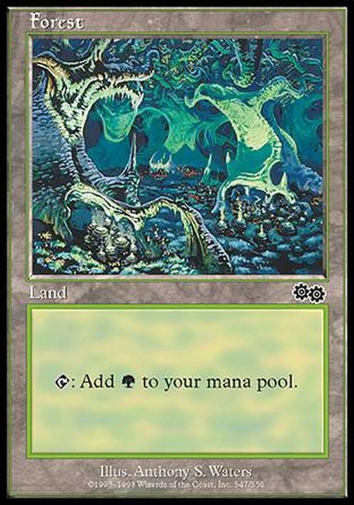 Choose your BASIC LAND ~ Urza's Saga [ Excellent ] [ Magic MTG ]