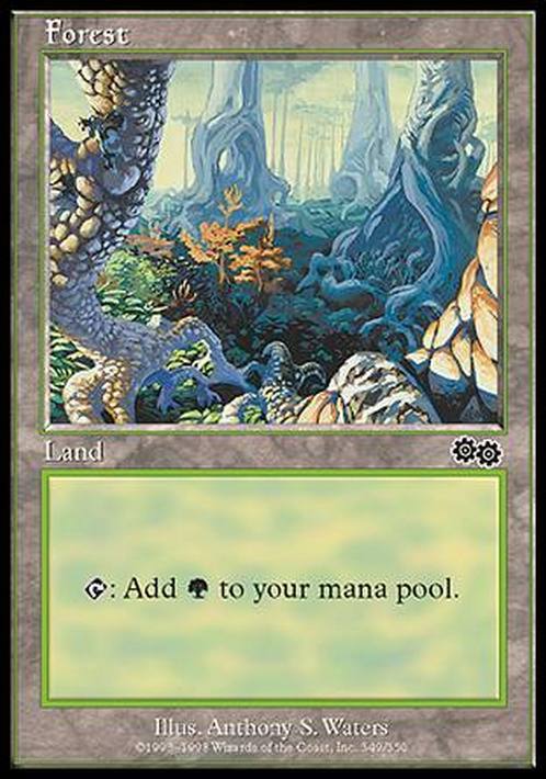 Choose your BASIC LAND ~ Urza's Saga [ Excellent ] [ Magic MTG ]