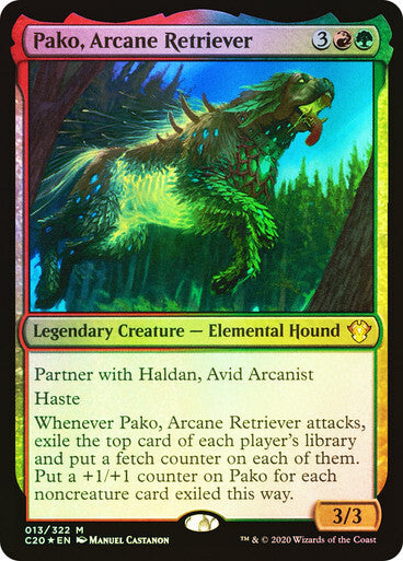 FOIL Pako, Arcane Retriever ~ Commander: Ikoria [ NearMint ] [ Magic MTG ]