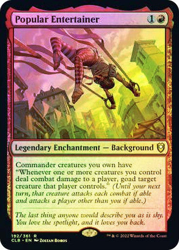 FOIL Popular Entertainer ~ Commander Legends 2 [ NM ] [ MTG ]