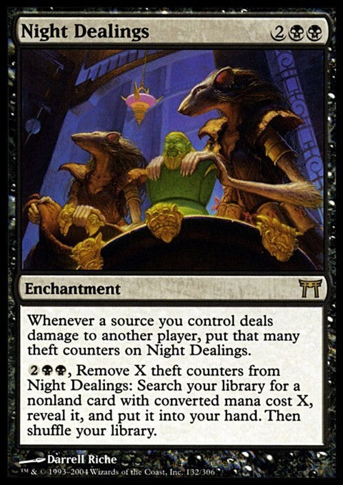 Night Dealings ~ Champions of Kamigawa [ Excellent ] [ Magic MTG ]