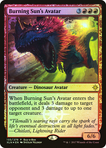 FOIL Burning Sun's Avatar ~ Buy a Box Ixalan [ EX ] [ Magic MTG ]