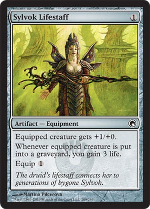 Sylvok Lifestaff ~ Scars of Mirrodin [ Excellent ] [ Magic MTG ]