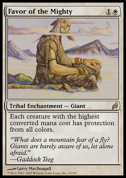 Favor of the Mighty ~ Lorwyn [ Excellent ] [ Magic MTG ]