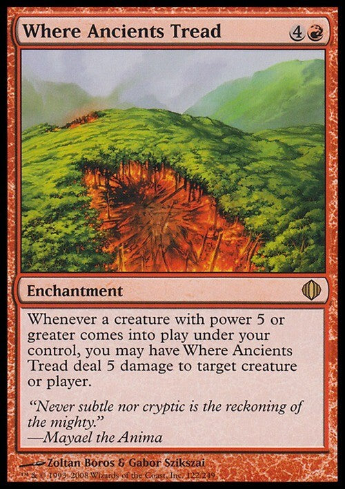 Where Ancients Tread ~ Shards of Alara [ Excellent ] [ Magic MTG ]