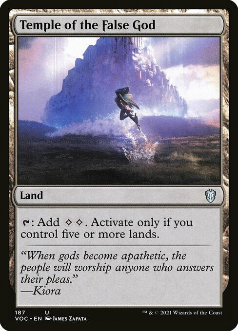 Temple of the False God ~ Commander: Crimson Vow [ NearMint ] [ MTG ]