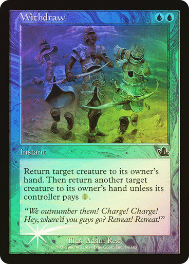 FOIL Withdraw ~ Prophecy [ Excellent ] [ Magic MTG ]