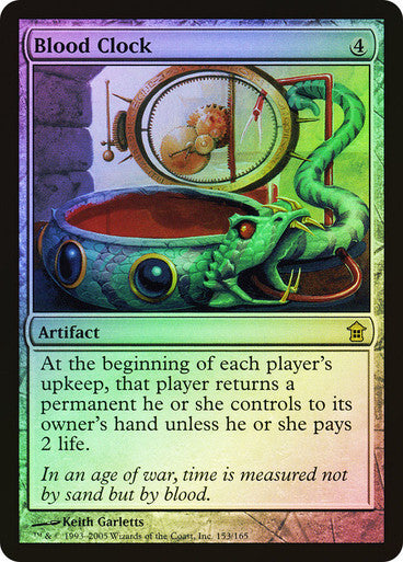 FOIL Blood Clock ~ Saviors of Kamigawa [ Excellent ] [ Magic MTG ]