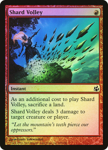 FOIL Shard Volley ~ Morningtide [ NearMint ] [ Magic MTG ]