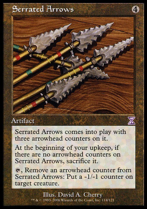 Serrated Arrows ~ Time Spiral [ Excellent ] [ Magic MTG ] - London Magic Traders Ltd