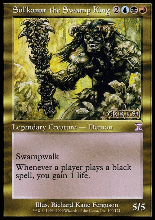 Sol'kanar the Swamp King ~ Time Spiral [ Excellent ] [ Magic MTG ]