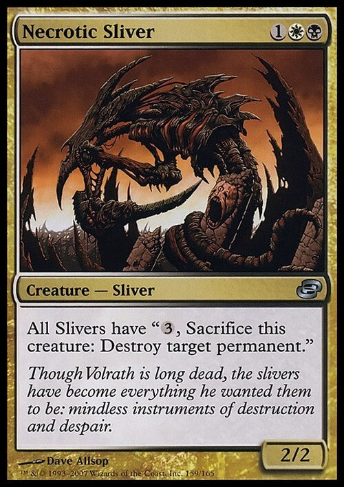 Necrotic Sliver ~ Planar Chaos [ Excellent ] [ Magic MTG ]
