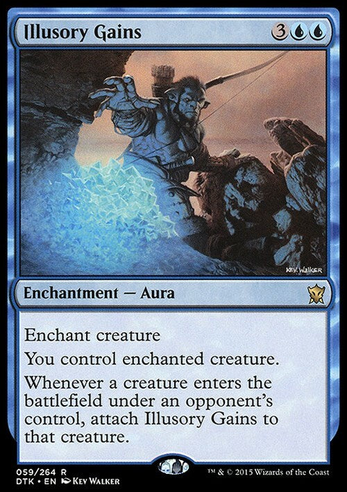 Illusory Gains ~ Dragons of Tarkir [ Excellent ] [ Magic MTG ]