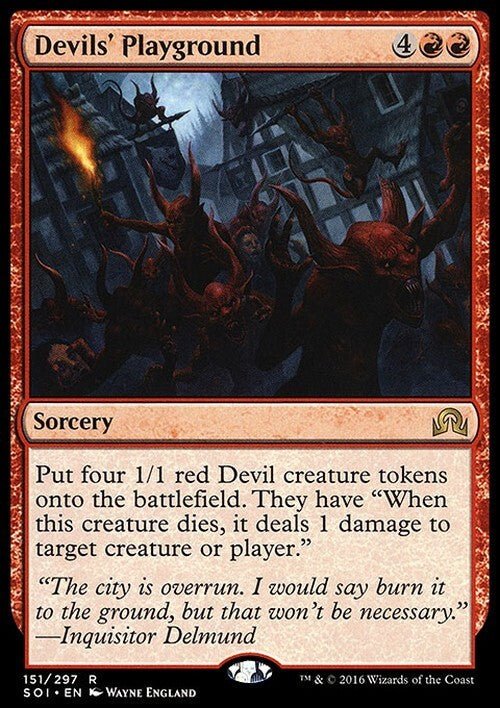 Devils' Playground ~ Shadows over Innistrad [ Excellent ] [ Magic MTG ]