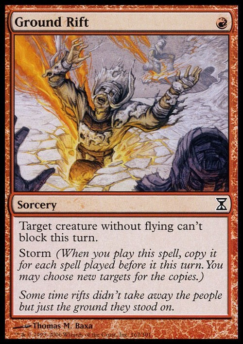 Ground Rift ~ Time Spiral [ Excellent ] [ Magic MTG ]