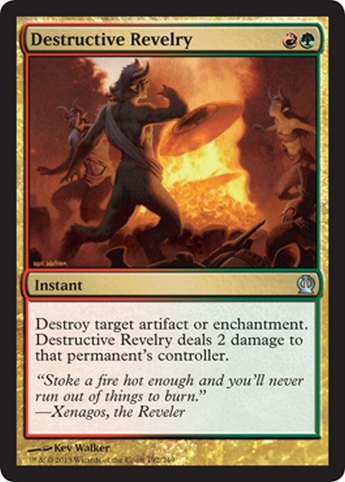 Destructive Revelry ~ Theros [ Excellent ] [ Magic MTG ]