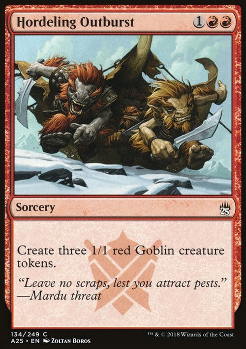 Hordeling Outburst ~ Masters 25 [ Excellent ] [ Magic MTG ]