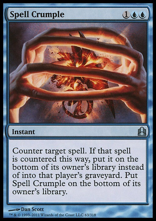 Spell Crumple ~ Commander 2011 [ Excellent ] [ Magic MTG ]