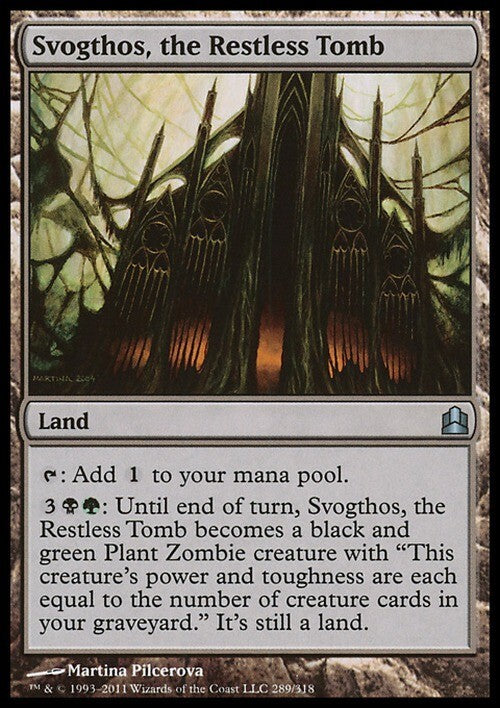 Svogthos, the Restless Tomb ~ Commander 2011 [ Excellent ] [ Magic MTG ]