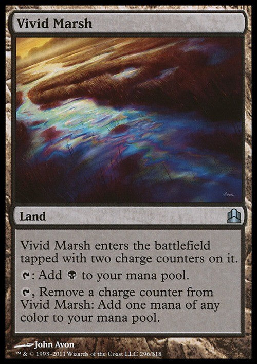 Vivid Marsh ~ Commander 2011 [ Excellent ] [ Magic MTG ]