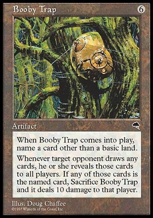Booby Trap ~ Tempest [ PLAYED ] [ Magic MTG ]