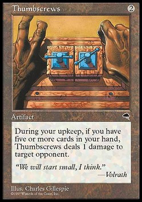 Thumbscrews ~ Tempest [ Excellent ] [ Magic MTG ]