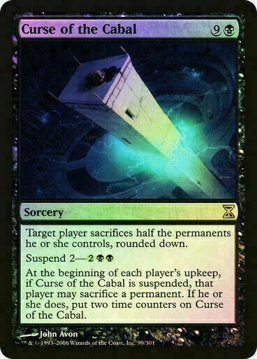 FOIL Curse of the Cabal ~ Time Spiral [ Excellent+ ] [ Magic MTG ]