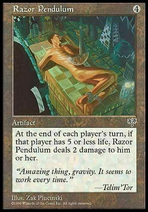 Razor Pendulum ~ Mirage [ Excellent ] [ Magic MTG ]