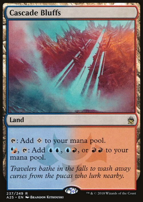 Cascade Bluffs ~ Masters 25 [ NearMint ] [ Magic MTG ]