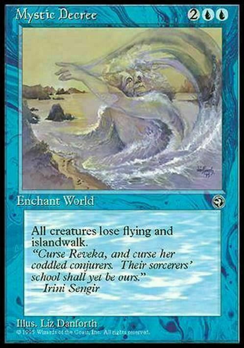Mystic Decree ~ Homelands [ Excellent ] [ Magic MTG ]