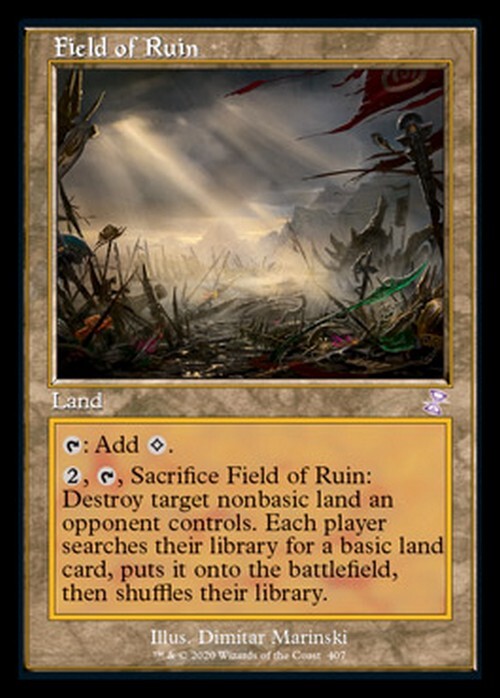 Field of Ruin ~ Time Spiral Remastered [ Excellent ] [ Magic MTG ]